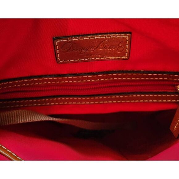 Dooney & Bourke Taupe Pebbled Leather Crossbody - Picture 8 of 10